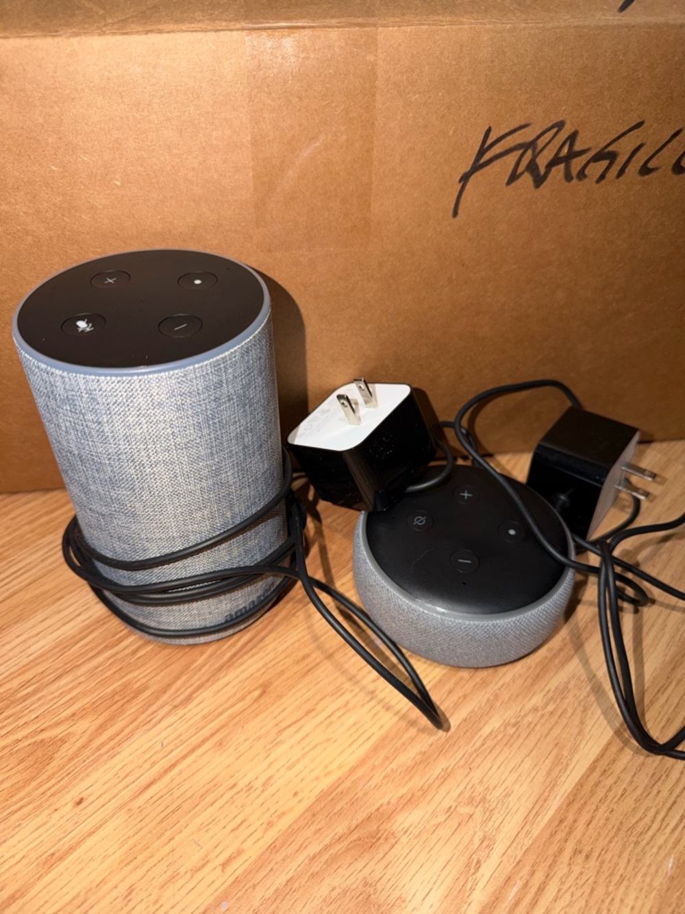 Amazon Echo and Echo Dot